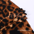 Fashionable Rajutan Stretch Spandex Leopard Print Fabric